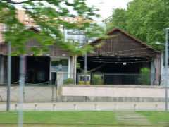 
Riverside tram depot, Porto, April 2012